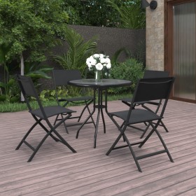 5-piece garden dining set steel by vidaXL, Garden sets - Ref: Foro24-3073514, Price: 221,43 €, Discount: %