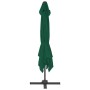 Cantilever parasol with green aluminum pole 300x300 cm by vidaXL, Umbrellas - Ref: Foro24-44634, Price: 206,91 €, Discount: %