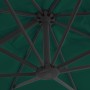 Cantilever parasol with green aluminum pole 300x300 cm by vidaXL, Umbrellas - Ref: Foro24-44634, Price: 206,91 €, Discount: %