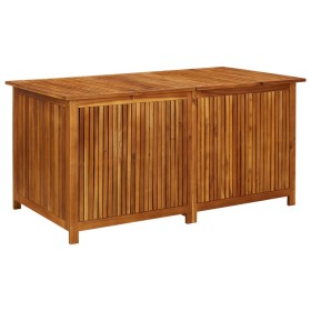 Caja de almacenaje de jardín madera maciza acacia 150x80x75 cm de vidaXL, Cajas de almacenaje para exteriores - Ref: Foro24-3...