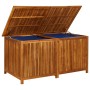 Caja de almacenaje de jardín madera maciza acacia 150x80x75 cm de vidaXL, Cajas de almacenaje para exteriores - Ref: Foro24-3...