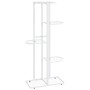 White metal 5-shelf flower stand 43x22x98 cm by vidaXL, Pot stands - Ref: Foro24-336111, Price: 37,41 €, Discount: %