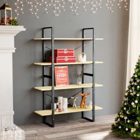 4-tier solid pine wood shelf 100x30x140 cm by vidaXL, Bookcases and shelves - Ref: Foro24-806482, Price: 69,99 €, Discount: %