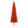 Schmaler Weihnachtsbaum mit roten LEDs 210 cm von vidaXL, Weihnachtsbäume - Ref: Foro24-3078001, Preis: 46,22 €, Rabatt: %