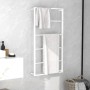 White steel towel rack 60x10x116 cm by vidaXL, Towel racks - Ref: Foro24-336121, Price: 49,08 €, Discount: %