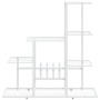 White metal flower stand 94.5x25x88 cm by vidaXL, Pot stands - Ref: Foro24-336113, Price: 45,83 €, Discount: %