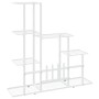 White metal flower stand 94.5x25x88 cm by vidaXL, Pot stands - Ref: Foro24-336113, Price: 45,83 €, Discount: %