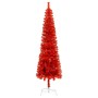 Slim Christmas tree with LEDs and balls red 210 cm by vidaXL, Christmas trees - Ref: Foro24-3078042, Price: 65,84 €, Discount: %