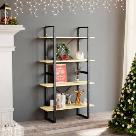 4-level solid pine wood shelf 80x30x140 cm by vidaXL, Bookcases and shelves - Ref: Foro24-806462, Price: 61,53 €, Discount: %