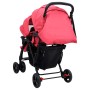 Carrito para gemelos tandem de acero rojo de vidaXL, Cochecitos de bebé - Ref: Foro24-10351, Precio: 194,99 €, Descuento: %