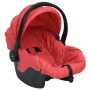 Carrito de bebés 3 en 1 de acero rojo y negro de vidaXL, Cochecitos de bebé - Ref: Foro24-10333, Precio: 180,99 €, Descuento: %