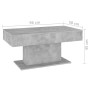 Couchtisch aus betongrauem Sperrholz, 96 x 50 x 45 cm von vidaXL, Couchtisch - Ref: Foro24-806835, Preis: 67,49 €, Rabatt: %