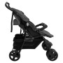 Carrito para gemelos de acero gris oscuro de vidaXL, Cochecitos de bebé - Ref: Foro24-10342, Precio: 193,50 €, Descuento: %