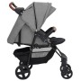 Carrito de bebés 3 en 1 de acero gris claro de vidaXL, Cochecitos de bebé - Ref: Foro24-10377, Precio: 196,01 €, Descuento: %