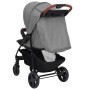 Light gray steel 3-in-1 baby stroller by vidaXL, Baby strollers - Ref: Foro24-10377, Price: 196,25 €, Discount: %