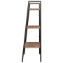 Standing shelving unit with 3 shelves dark brown and black 56x35x108 cm by vidaXL, Bookcases and shelves - Ref: Foro24-336362...