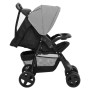 Carrito de bebés 3 en 1 de acero gris claro y negro de vidaXL, Cochecitos de bebé - Ref: Foro24-10389, Precio: 197,30 €, Desc...