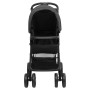 Dark gray and black 2-in-1 steel baby stroller by vidaXL, Baby strollers - Ref: Foro24-10384, Price: 108,92 €, Discount: %