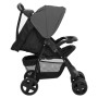 Carrito de bebés 2 en 1 de acero gris oscuro y negro de vidaXL, Cochecitos de bebé - Ref: Foro24-10384, Precio: 115,49 €, Des...