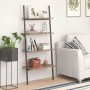 Inclined shelving 4 shelves dark brown black 64x34x150.5cm by vidaXL, Bookcases and shelves - Ref: Foro24-336374, Price: 64,0...