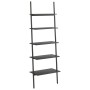 Inclined shelving unit with 5 shelves black 64x34x185.5 cm by vidaXL, Bookcases and shelves - Ref: Foro24-336378, Price: 84,6...