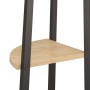 Corner shelf with 5 light brown and black shelves 45.5x31.5x180 cm by vidaXL, Bookcases and shelves - Ref: Foro24-336394, Pri...