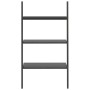 Inclined shelving unit with 3 shelves black 64x34x116 cm by vidaXL, Bookcases and shelves - Ref: Foro24-336372, Price: 62,92 ...