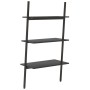 Inclined shelving unit with 3 shelves black 64x34x116 cm by vidaXL, Bookcases and shelves - Ref: Foro24-336372, Price: 62,92 ...