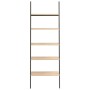 Inclined shelving 5 shelves light brown black 64x34x185.5 cm by vidaXL, Bookcases and shelves - Ref: Foro24-336376, Price: 78...