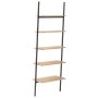 Inclined shelving 5 shelves light brown black 64x34x185.5 cm by vidaXL, Bookcases and shelves - Ref: Foro24-336376, Price: 78...