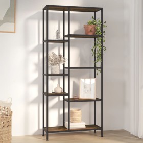 Regal aus Sperrholz und Stahl, 80 x 30 x 180 cm von vidaXL, Bücherregale und Regale - Ref: Foro24-336360, Preis: 116,84 €, Ra...