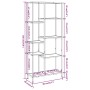 Plywood and steel shelving 80x30x180 cm by vidaXL, Bookcases and shelves - Ref: Foro24-336360, Price: 116,43 €, Discount: %