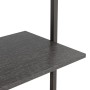 Inclined shelving unit with 4 shelves black 64x35x152.5 cm by vidaXL, Bookcases and shelves - Ref: Foro24-336384, Price: 64,0...