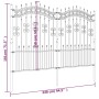 Garden fence with black coated steel spearhead 190cm by vidaXL, fence panels - Ref: Foro24-151087, Price: 208,01 €, Discount: %