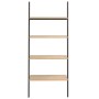 Inclined shelving 4 shelves light brown black 64x34x150.5 cm by vidaXL, Bookcases and shelves - Ref: Foro24-336373, Price: 70...