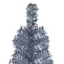 Schmaler Weihnachtsbaum mit silbernen LEDs 150 cm von vidaXL, Weihnachtsbäume - Ref: Foro24-3078009, Preis: 38,50 €, Rabatt: %