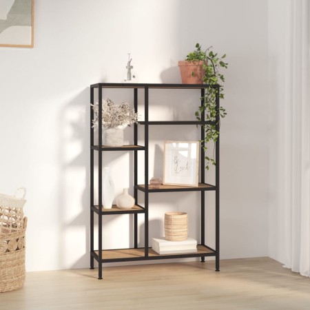 Plywood and steel shelving 80x30x120 cm by vidaXL, Bookcases and shelves - Ref: Foro24-336357, Price: 97,63 €, Discount: %