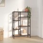 Plywood and steel shelving 80x30x120 cm by vidaXL, Bookcases and shelves - Ref: Foro24-336357, Price: 97,63 €, Discount: %