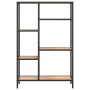 Plywood and steel shelving 80x30x120 cm by vidaXL, Bookcases and shelves - Ref: Foro24-336357, Price: 97,63 €, Discount: %