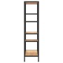 Plywood and steel shelving 80x30x120 cm by vidaXL, Bookcases and shelves - Ref: Foro24-336357, Price: 97,63 €, Discount: %