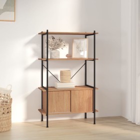 3-tier plywood and steel wardrobe shelving 80x40x130 cm by vidaXL, Bookcases and shelves - Ref: Foro24-336353, Price: 111,99 ...