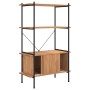 3-tier plywood and steel wardrobe shelving 80x40x130 cm by vidaXL, Bookcases and shelves - Ref: Foro24-336353, Price: 111,42 ...