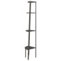 Black 4-tier corner shelf 45.5x31.5x150 cm by vidaXL, Bookcases and shelves - Ref: Foro24-336393, Price: 65,99 €, Discount: %