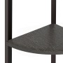 Black 4-tier corner shelf 45.5x31.5x150 cm by vidaXL, Bookcases and shelves - Ref: Foro24-336393, Price: 65,99 €, Discount: %