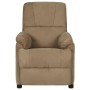 Sillón de masaje eléctrico piel de ante sintético gris taupé de vidaXL, Sillones de masaje eléctricos - Ref: Foro24-3073837, ...