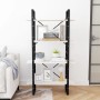 4-tier solid white pine wood shelf 80x30x140 cm by vidaXL, Bookcases and shelves - Ref: Foro24-806463, Price: 62,90 €, Discou...