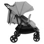 Light gray and black steel twin stroller by vidaXL, Baby strollers - Ref: Foro24-10359, Price: 251,67 €, Discount: %