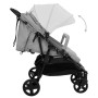 Light gray and black steel twin stroller by vidaXL, Baby strollers - Ref: Foro24-10359, Price: 251,67 €, Discount: %