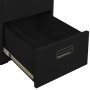 Black steel filing cabinet 46x62x133 cm by vidaXL, Filing cabinets - Ref: Foro24-336280, Price: 269,08 €, Discount: %