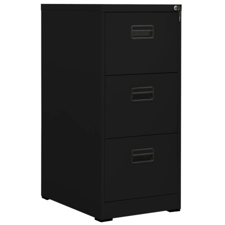 Armario archivador de acero negro 46x62x102,5 cm de vidaXL, Armarios archivadores - Ref: Foro24-336276, Precio: 186,52 €, Des...